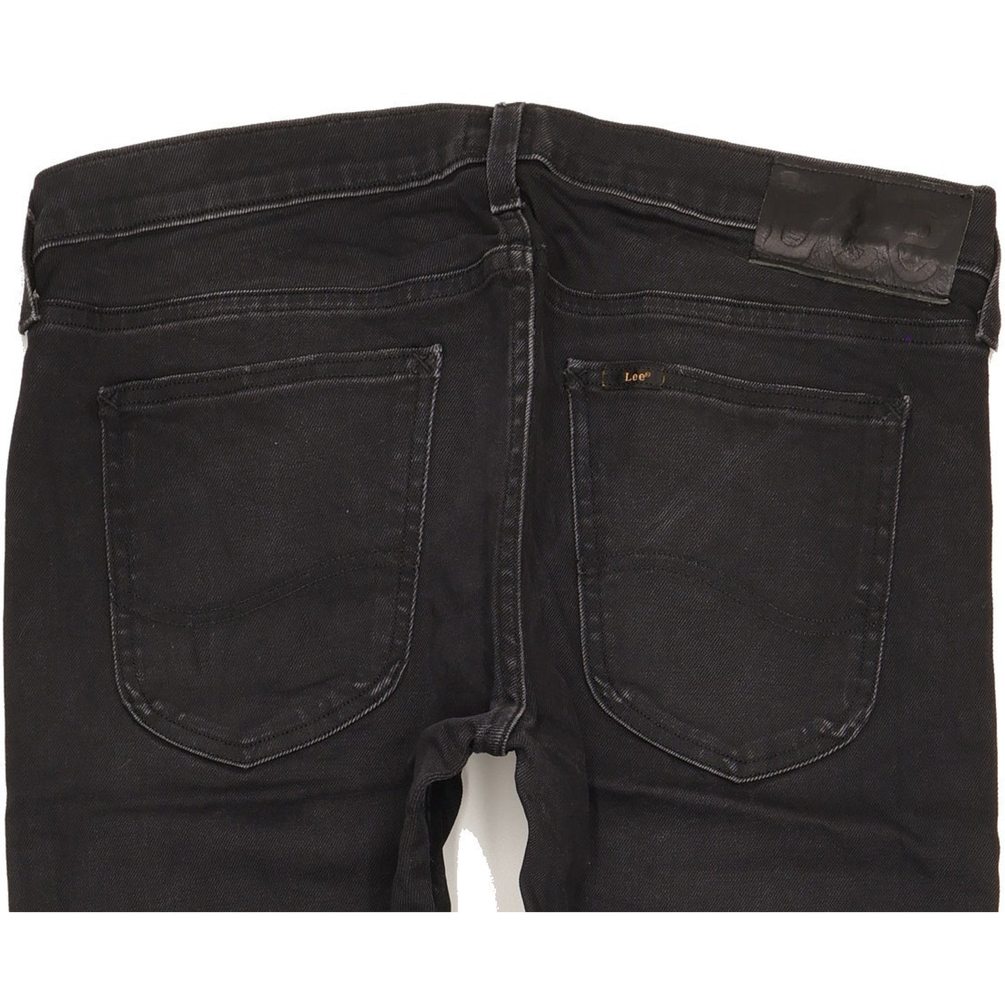 Lee Luke Men Black Skinny Slim Stretch Jeans W33 L31
