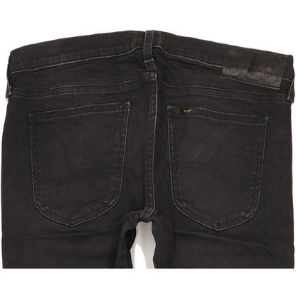 Lee Luke Men Black Skinny Slim Stretch Jeans W33 L31