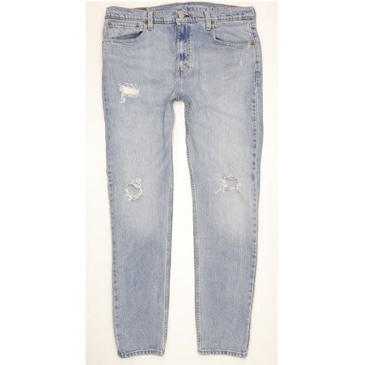 Levi's 512 Men Blue Tapered Slim Stretch Jeans W36 L32