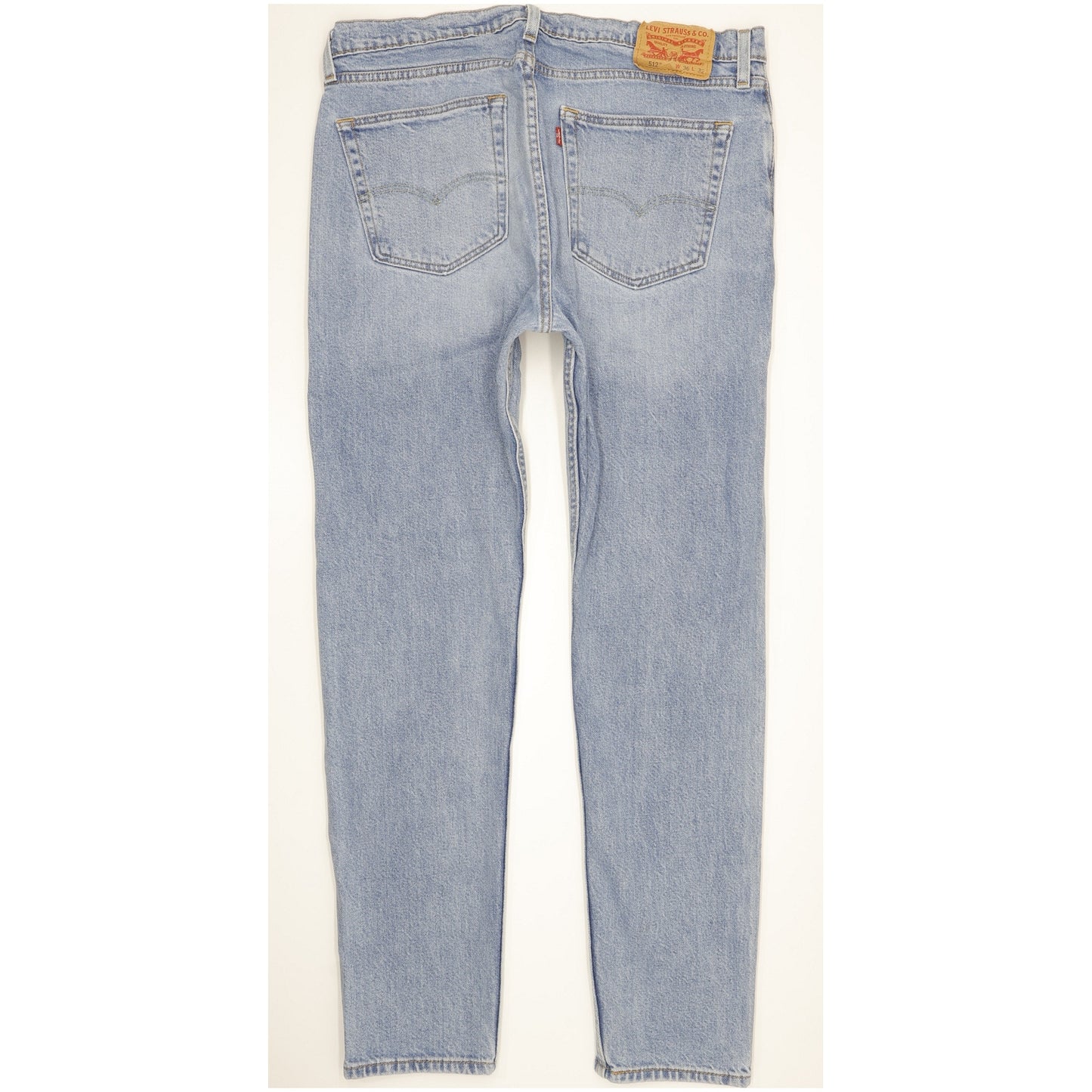 Levi's 512 Men Blue Tapered Slim Stretch Jeans W36 L32