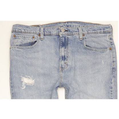 Levi's 512 Men Blue Tapered Slim Stretch Jeans W36 L32