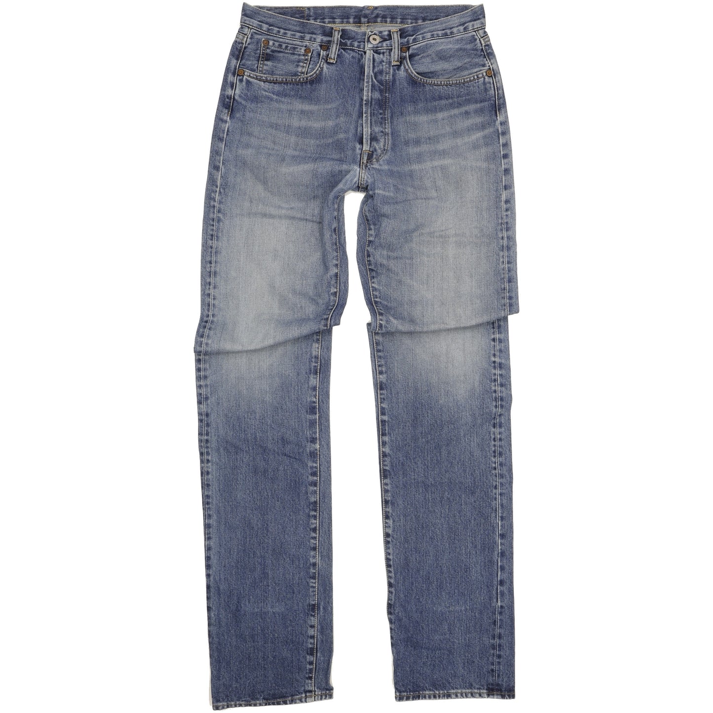 Replay Men Blue Straight Regular Jeans W32 L38