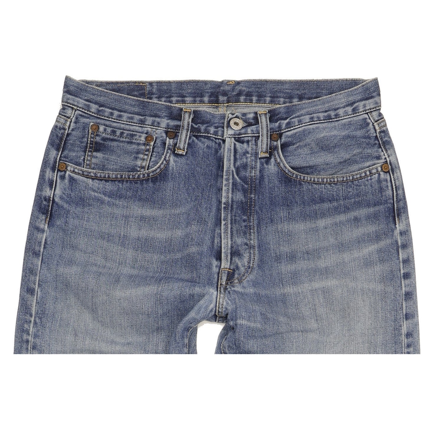 Replay Men Blue Straight Regular Jeans W32 L38