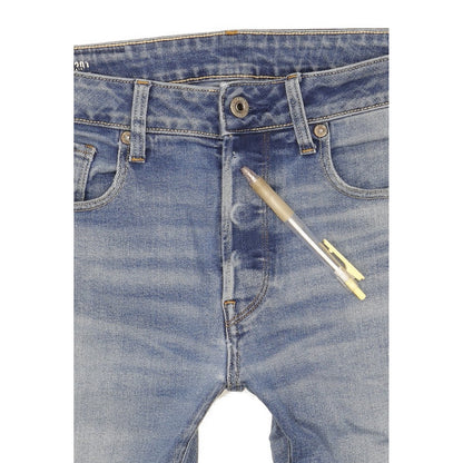 G-Star 3301 Men Blue Straight Slim Stretch Jeans W32 L30