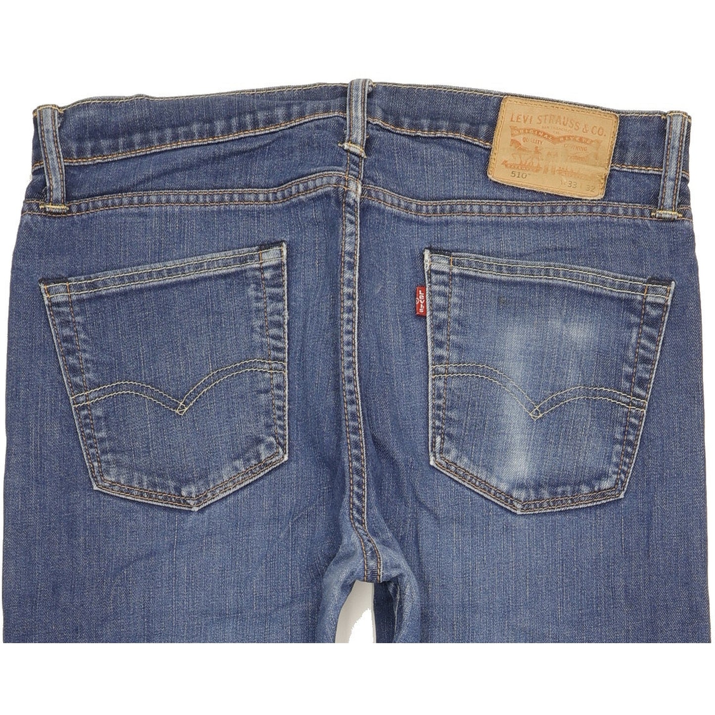 Levi's 510 Men Blue Skinny Slim Stretch Jeans W33 L30
