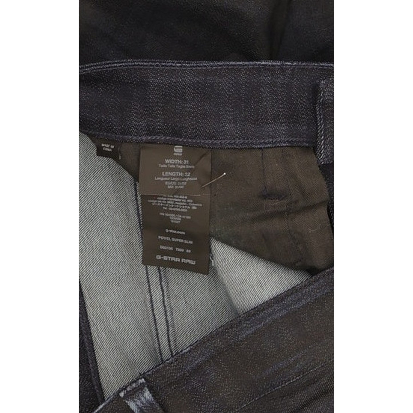 G-Star Powell Men Navy Skinny Slim Jeans W31 L32