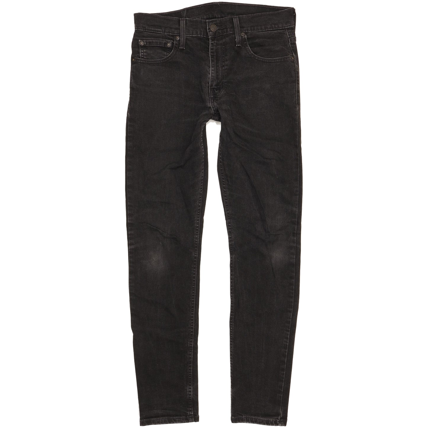 Levi's 512 Men Black Tapered Slim Stretch Jeans W30 L31