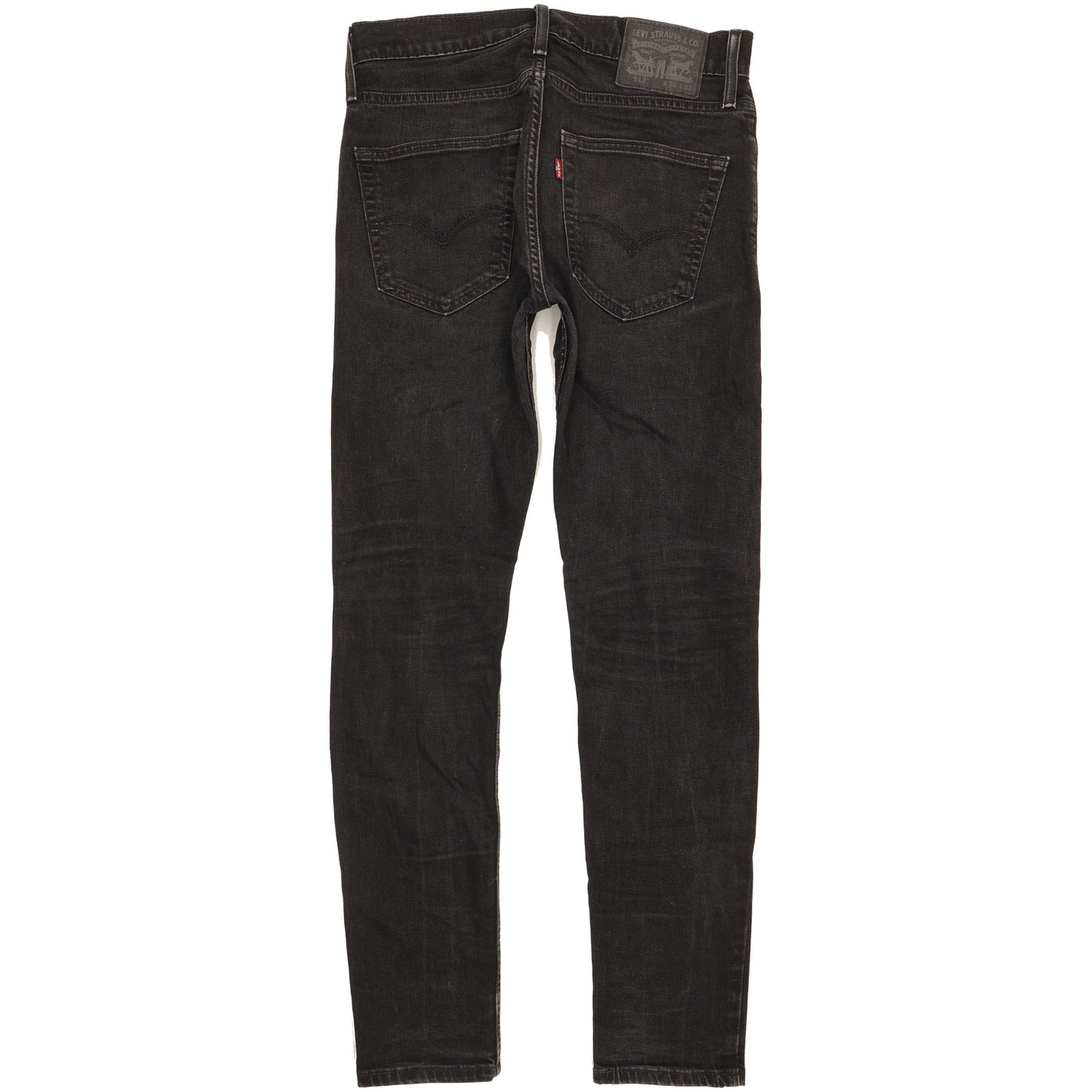 Levi's 512 Men Black Tapered Slim Stretch Jeans W30 L31