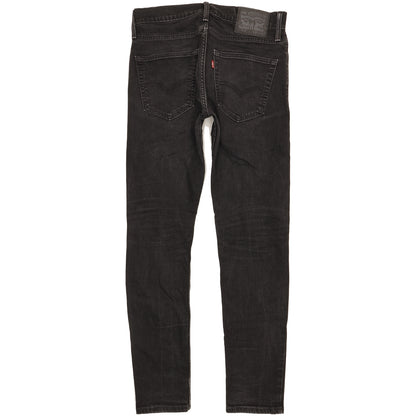 Levi's 512 Men Black Tapered Slim Stretch Jeans W30 L31