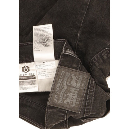 Levi's 512 Men Black Tapered Slim Stretch Jeans W30 L31