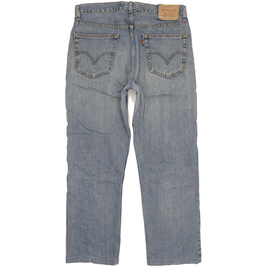 Levi's 505 Men Blue Straight Regular Jeans W34 L28
