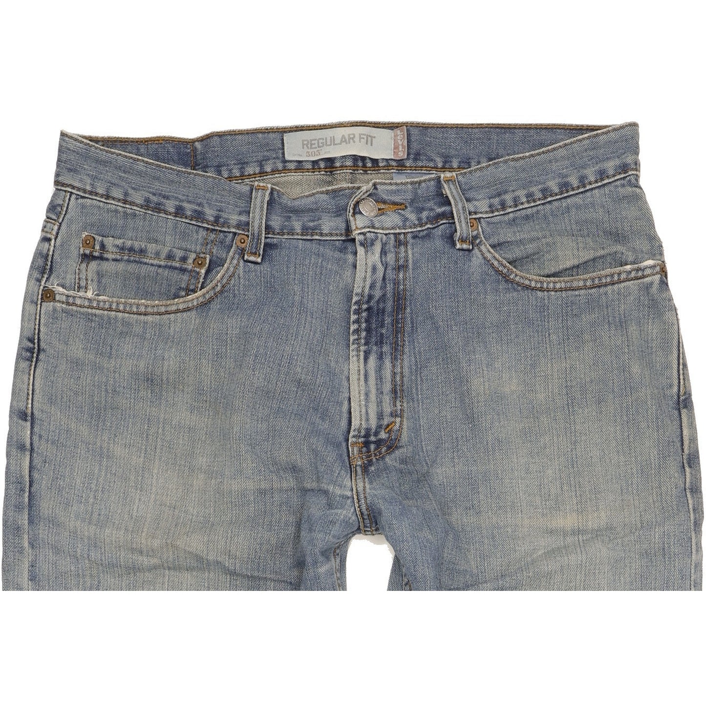 Levi's 505 Men Blue Straight Regular Jeans W34 L28