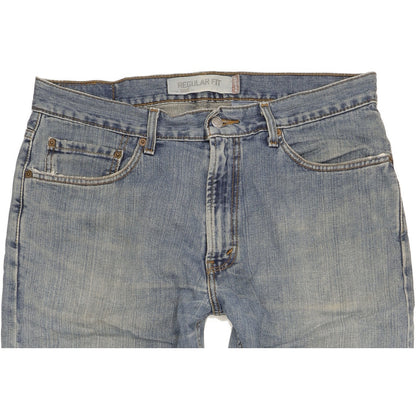 Levi's 505 Men Blue Straight Regular Jeans W34 L28