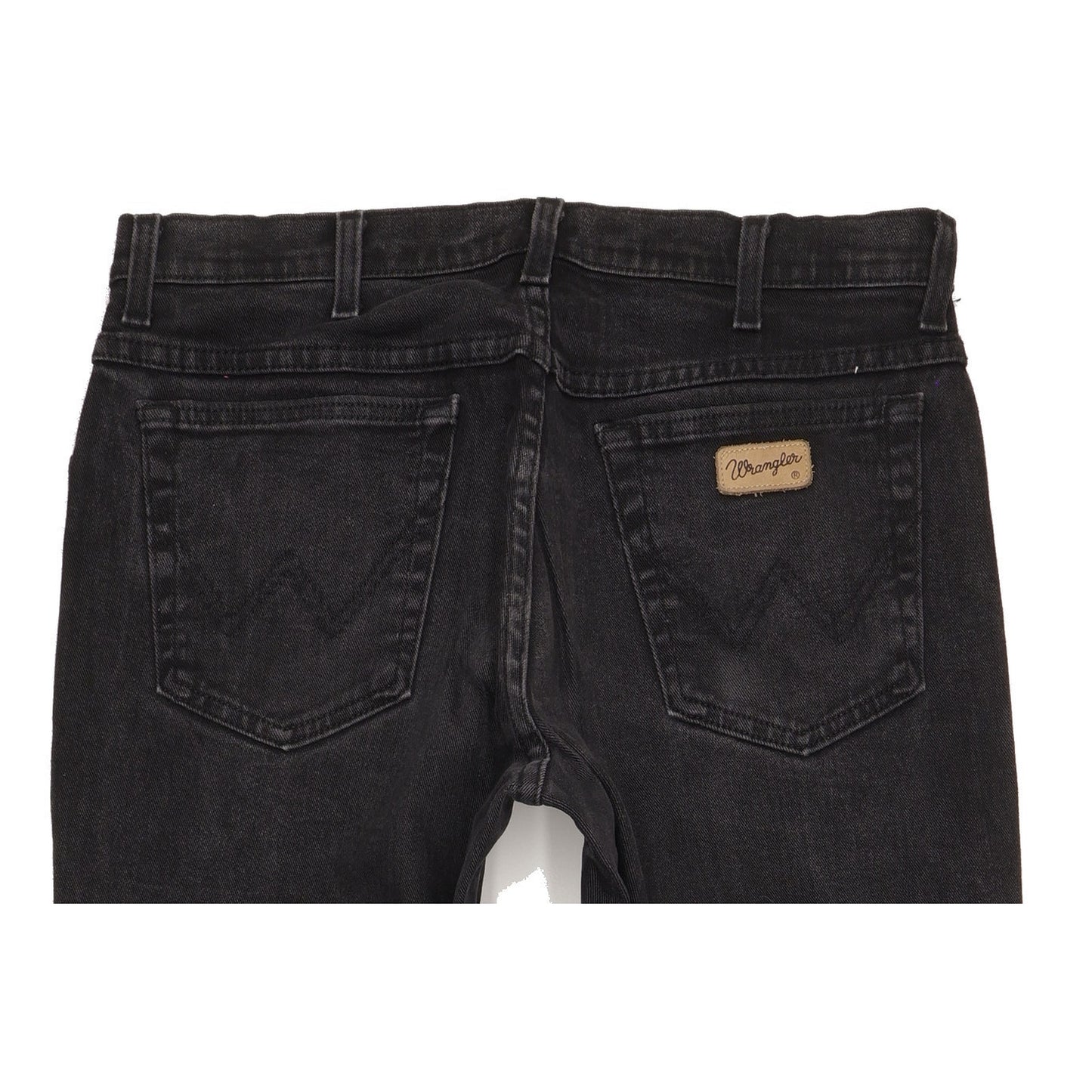 Wrangler Texas Men Black Straight Regular Stretch Jeans W34 L32