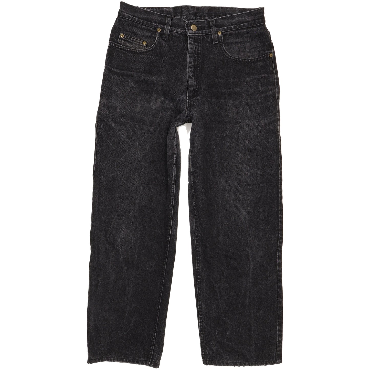 Lee Kansas Men Black Straight Regular Jeans W33 L27