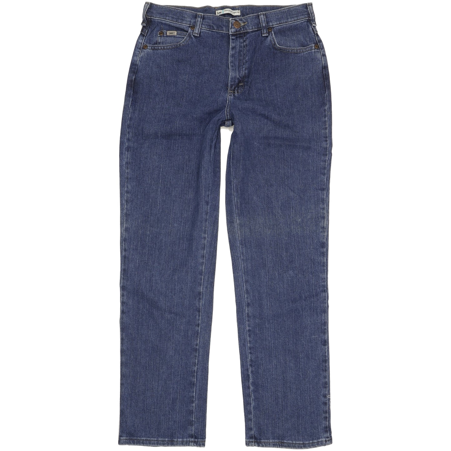 Lee Blue Straight Relaxed Jeans High Waisted W30 L31