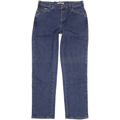 Lee Blue Straight Relaxed Jeans High Waisted W30 L31