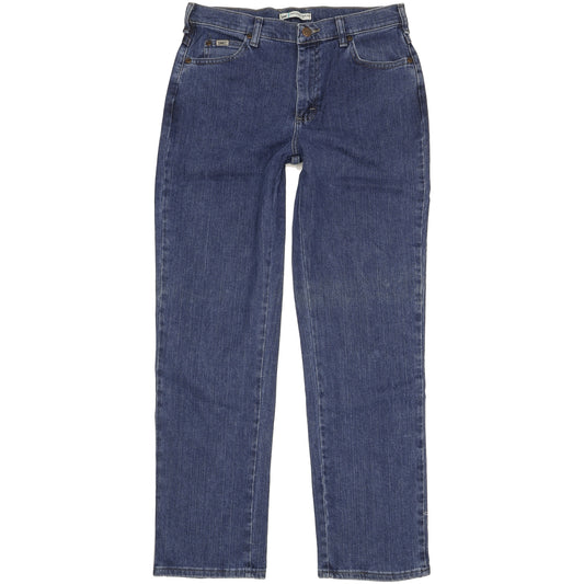 Lee Blue Straight Relaxed Jeans High Waisted W30 L31