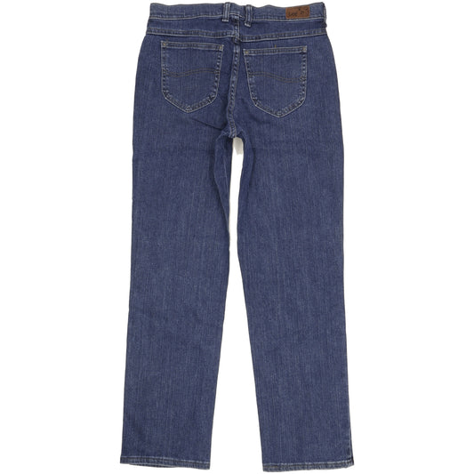 Lee Blue Straight Relaxed Jeans High Waisted W30 L31