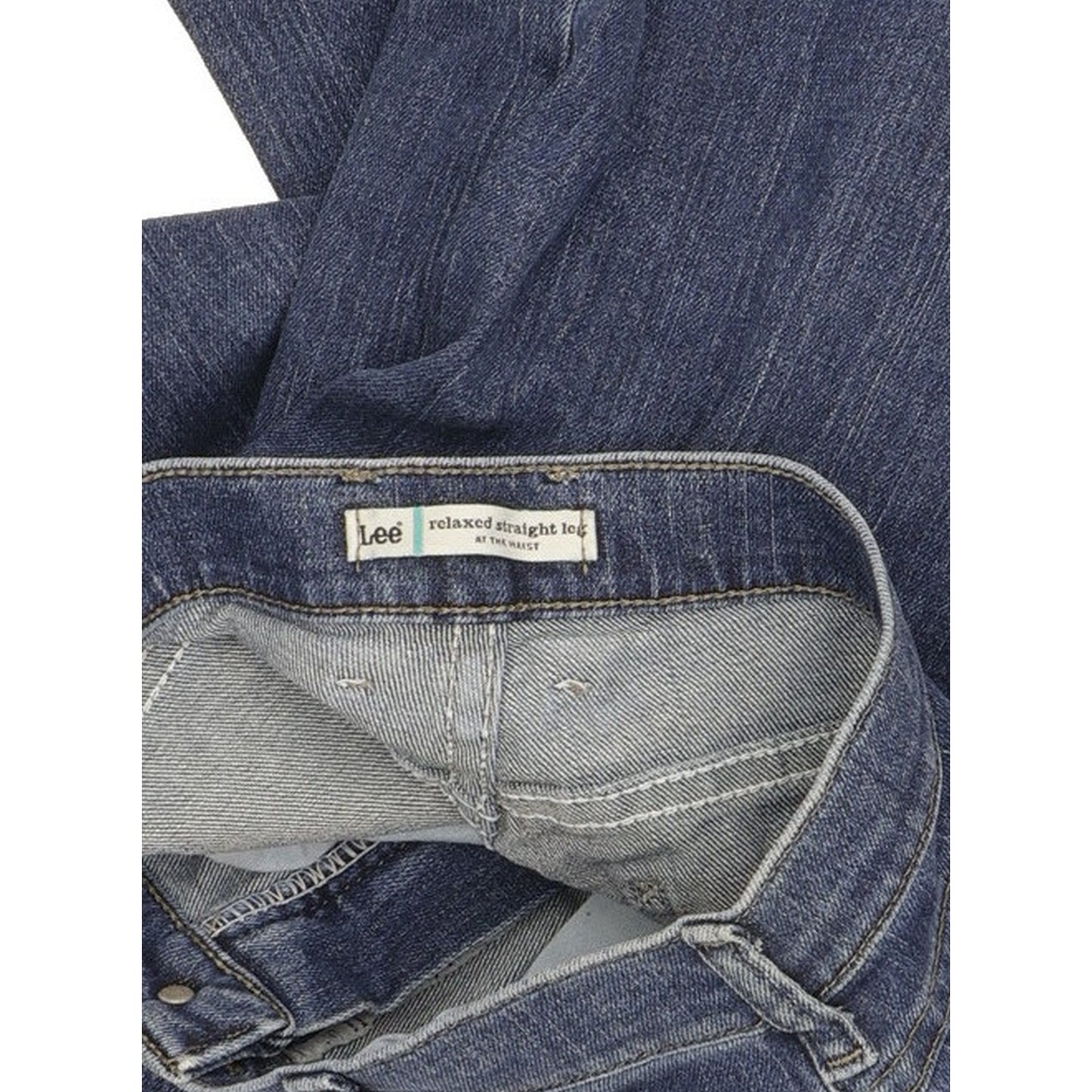 Lee Blue Straight Relaxed Jeans High Waisted W30 L31