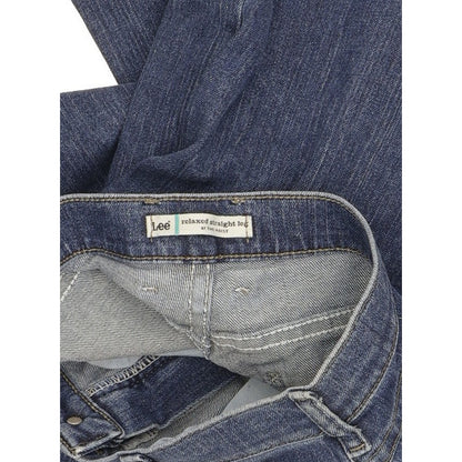 Lee Blue Straight Relaxed Jeans High Waisted W30 L31