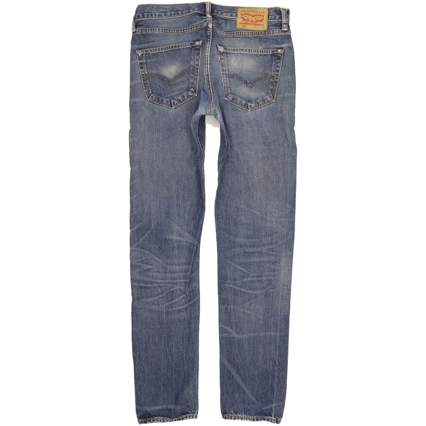 Levi's 508 Men Blue Straight Slim Jeans W31 L33
