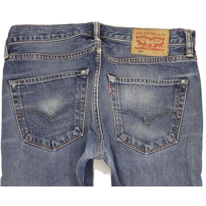 Levi's 508 Men Blue Straight Slim Jeans W31 L33