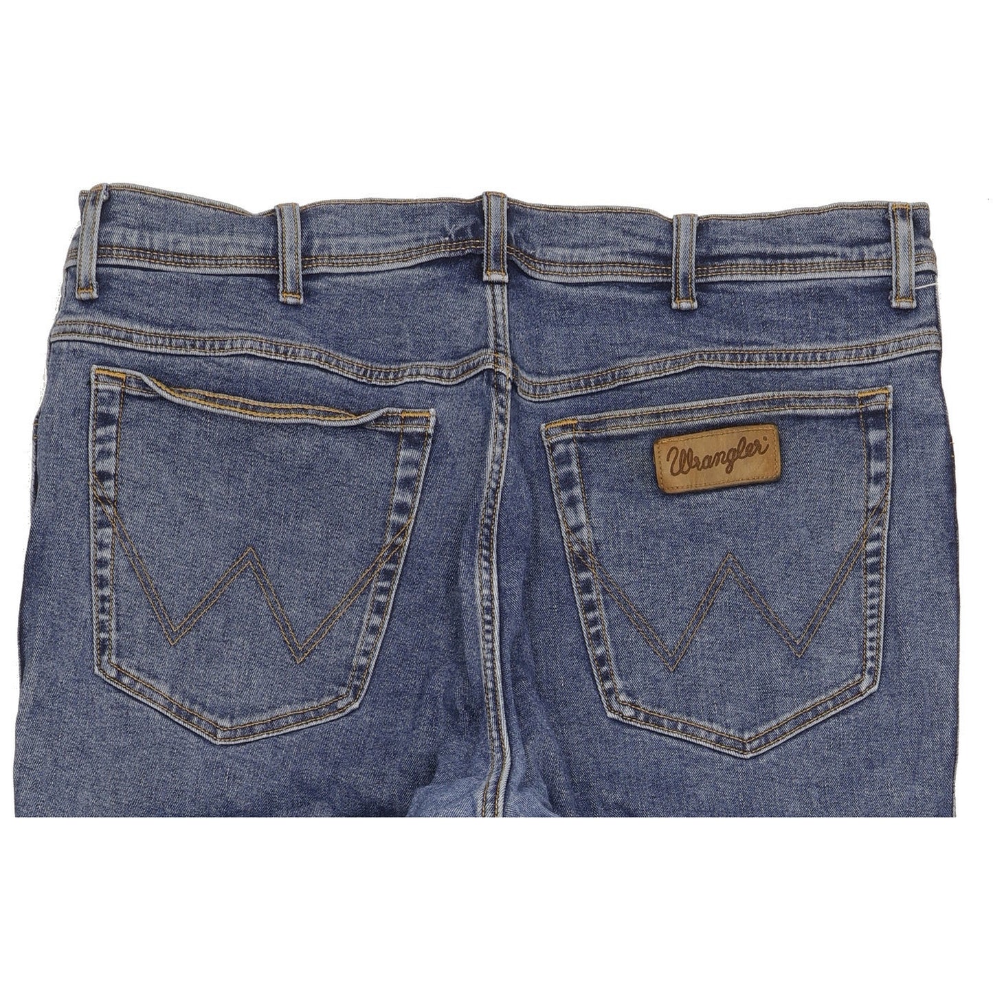 Wrangler Texas Men Blue Straight Regular Stretch Jeans W40 L32