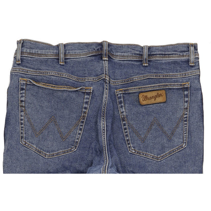 Wrangler Texas Men Blue Straight Regular Stretch Jeans W40 L32
