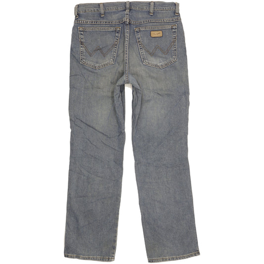 Wrangler Texas Men Blue Straight Regular Jeans W34 L30