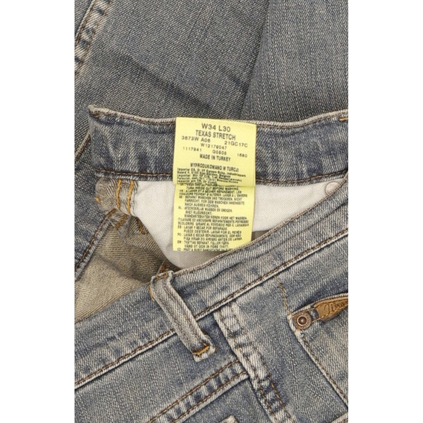 Wrangler Texas Men Blue Straight Regular Jeans W34 L30