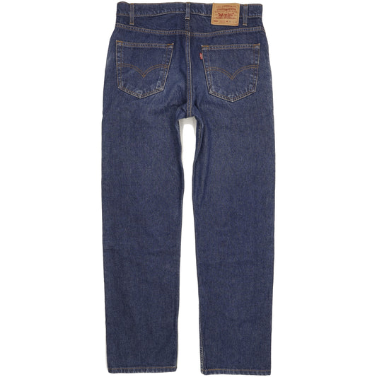 Levi's 505 Men Blue Straight Regular Jeans W34 L32