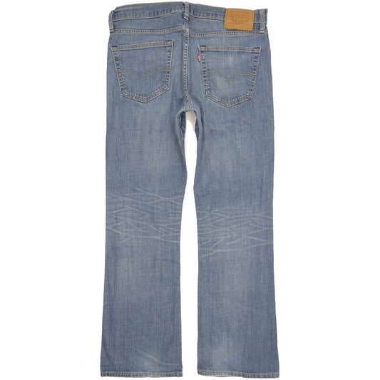 Levi's 527 Men Blue Bootcut Slim Stretch Jeans W34 L30