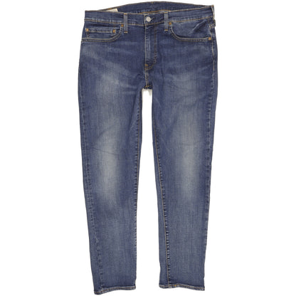 Levi's 512 Men Blue Tapered Slim Stretch Jeans W34 L29