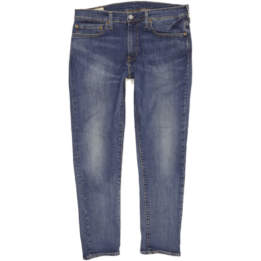 Levi's 512 Men Blue Tapered Slim Stretch Jeans W34 L29