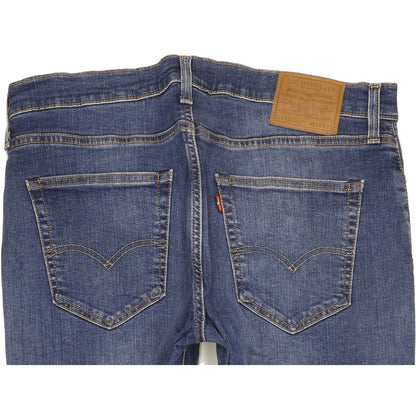 Levi's 512 Men Blue Tapered Slim Stretch Jeans W34 L29