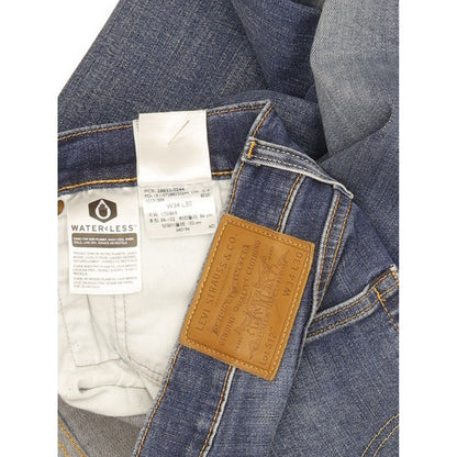 Levi's 512 Men Blue Tapered Slim Stretch Jeans W34 L29