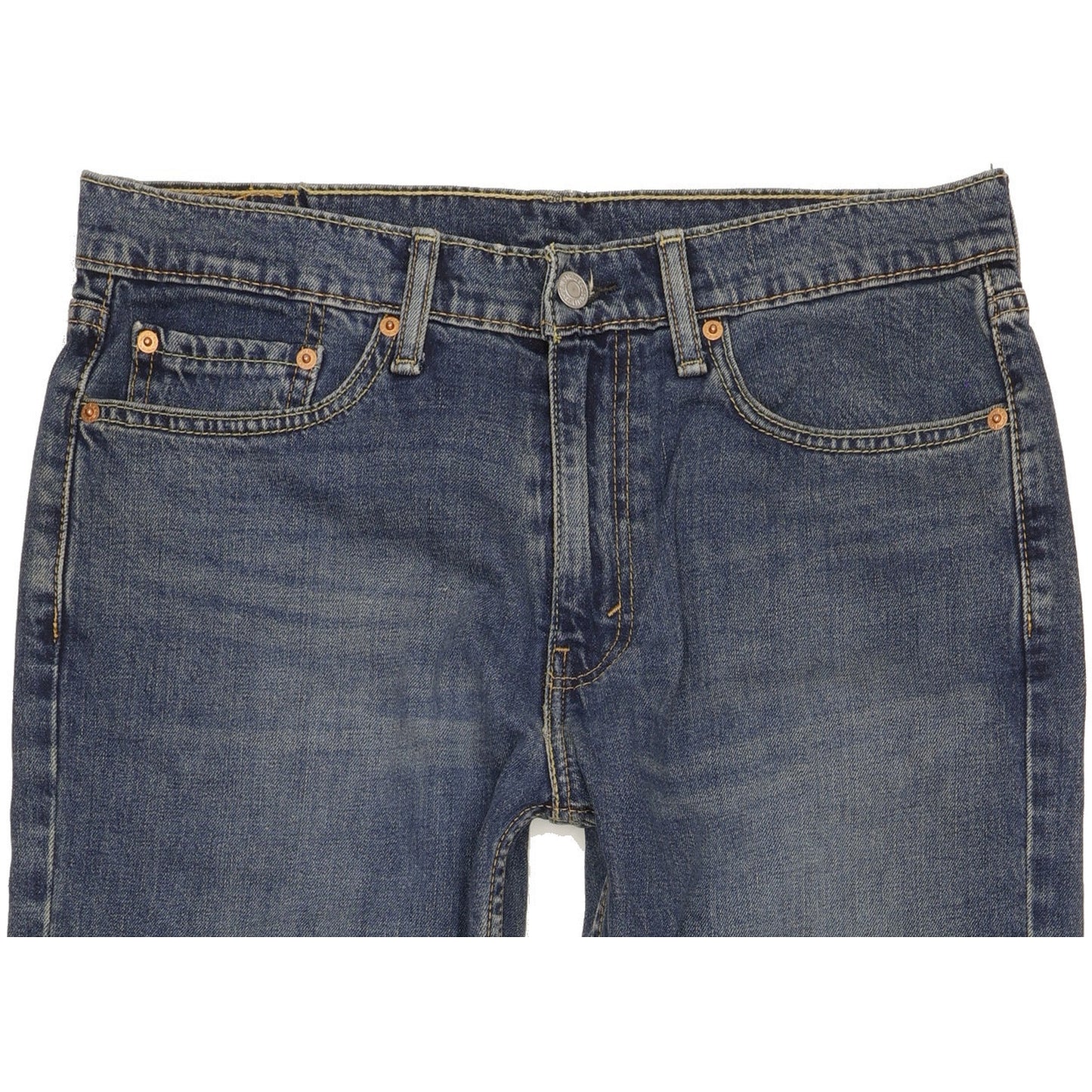 Levi's 514 Men Blue Straight Slim Stretch Jeans W33 L33