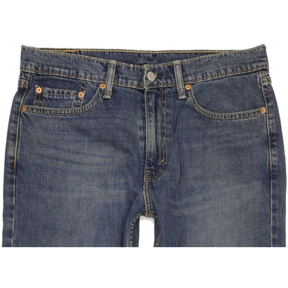 Levi's 514 Men Blue Straight Slim Stretch Jeans W33 L33
