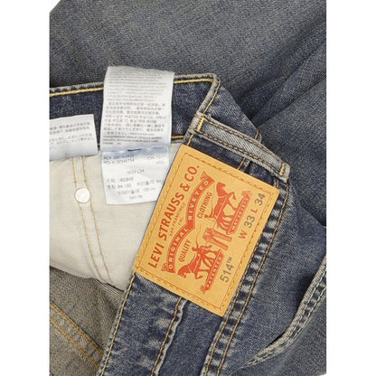 Levi's 514 Men Blue Straight Slim Stretch Jeans W33 L33