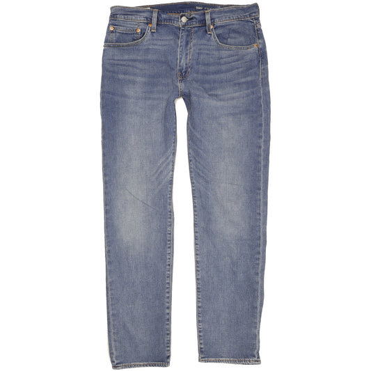 Levi's 502 Men Blue Tapered Regular Stretch Jeans W33 L33