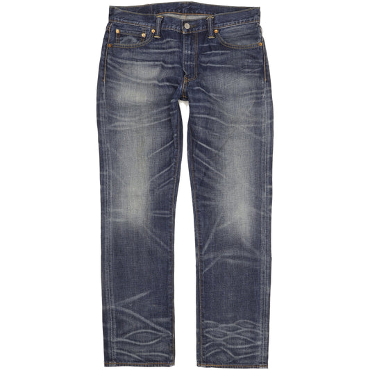 Levi's 504 Men Blue Straight Regular Jeans W33 L32