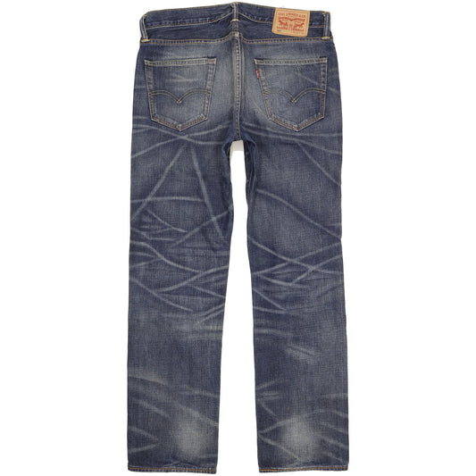 Levi's 504 Men Blue Straight Regular Jeans W33 L32