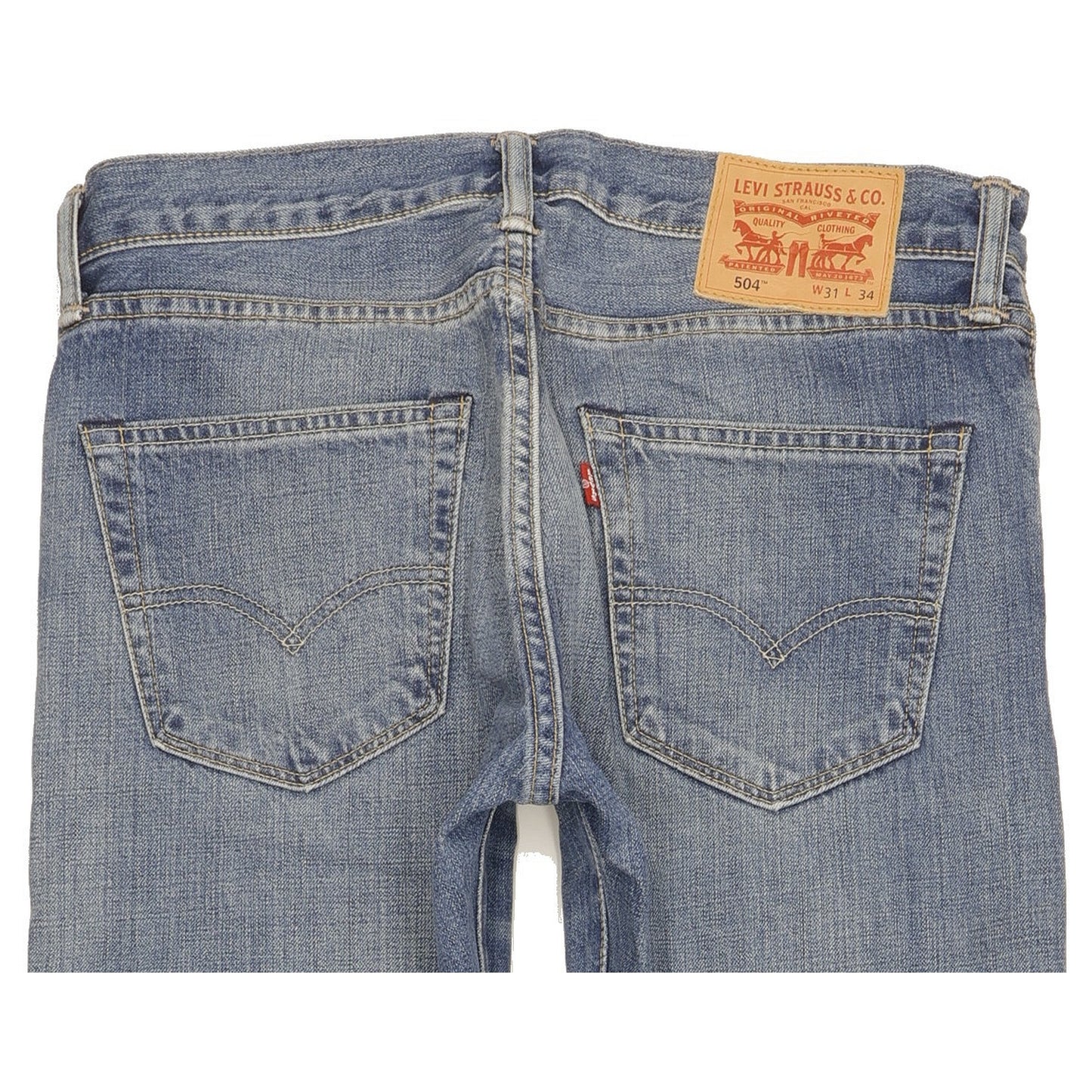 Levi's 504 Men Blue Straight Regular Jeans W31 L34