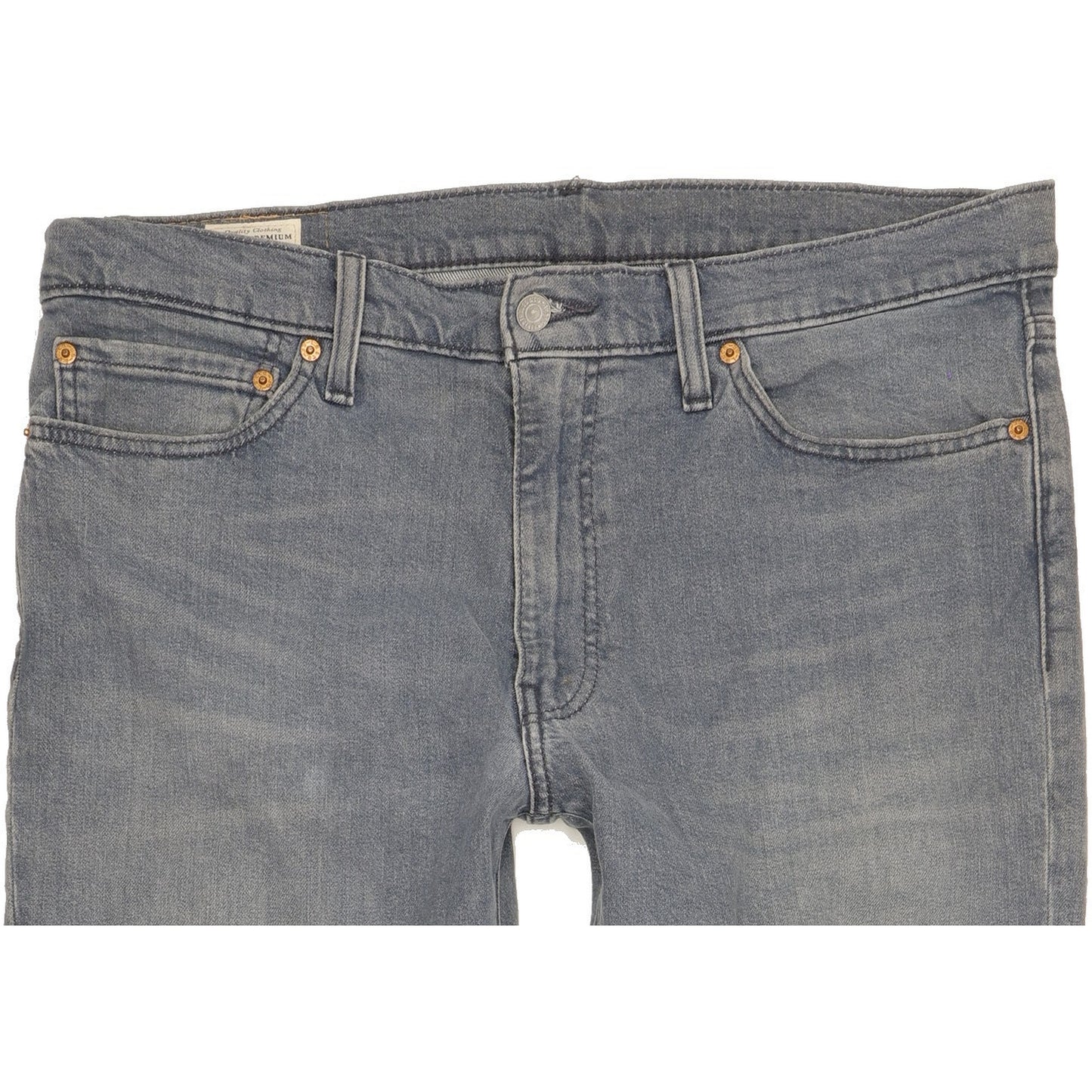 Levi's 511 Men Grey Straight Slim Jeans W36 L32
