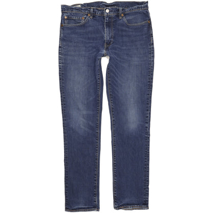 Levi's 511 Big E Men Blue Straight Slim Stretch Jeans W36 L32