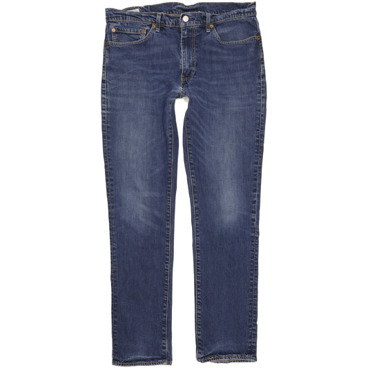 Levi's 511 Big E Men Blue Straight Slim Stretch Jeans W36 L32