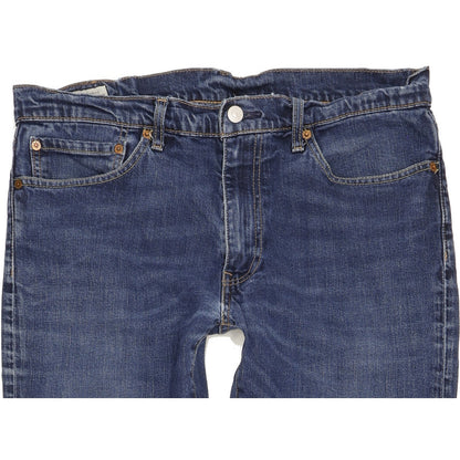 Levi's 511 Big E Men Blue Straight Slim Stretch Jeans W36 L32