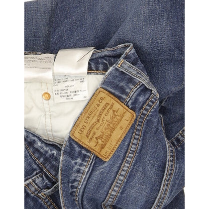 Levi's 511 Big E Men Blue Straight Slim Stretch Jeans W36 L32