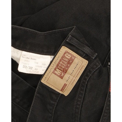Mustang Nevada Men Black Straight Regular Jeans W33 L31